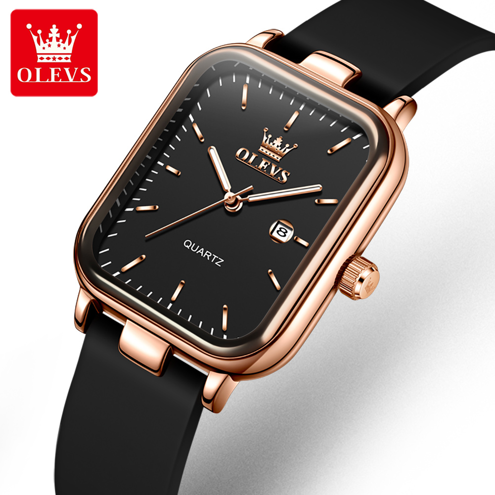 Luxury Watch Cheap - OLEVS Lüks Kadın Saati Dikdörtgen Kadran