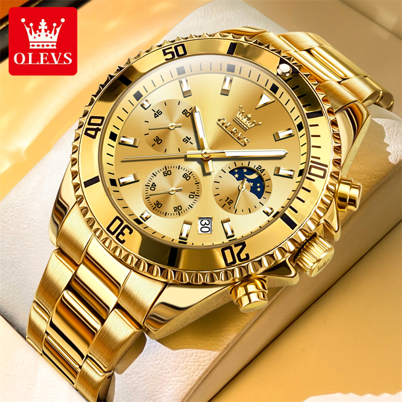 Luxury Watch Exhibition - OLEVS izle erkekler üst marka lüks