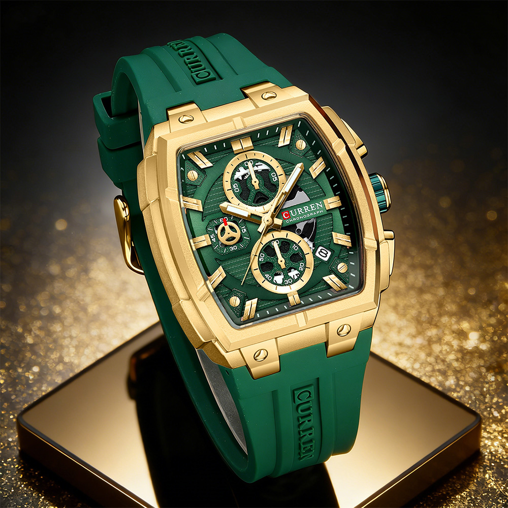 Luxury Watch Uk - CURREN Lüks Vintage Erkek Spor Kronograf