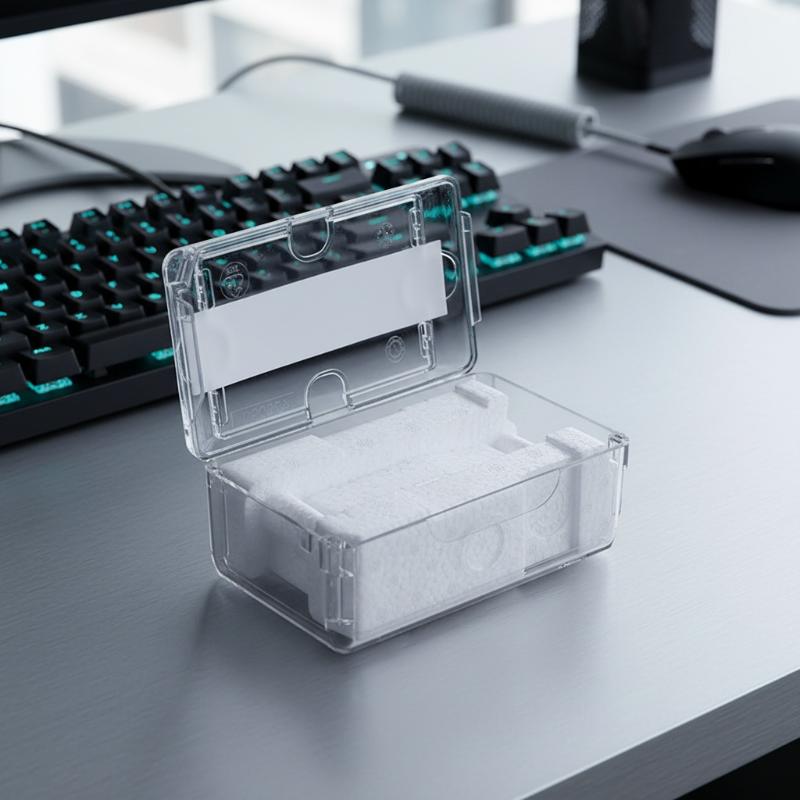 Luxury Watch Packaging Box - Vintage şeffaf tek saat kutusu erkekler