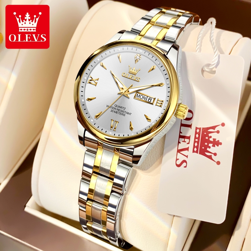 Luxury Watch Cheap - OLEVS 9806 klasik kadın saatler roma