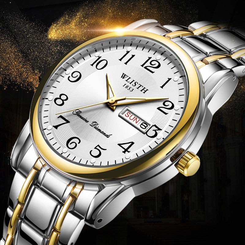 Luxury Watch Uk - Lüks Erkek Kuvars Saat Dijital Kol