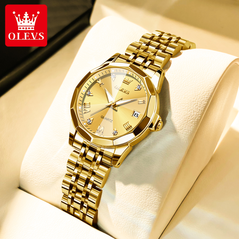 Luxury Watch Cheap - OLEVS Moda Altın İzle Kadınlar için