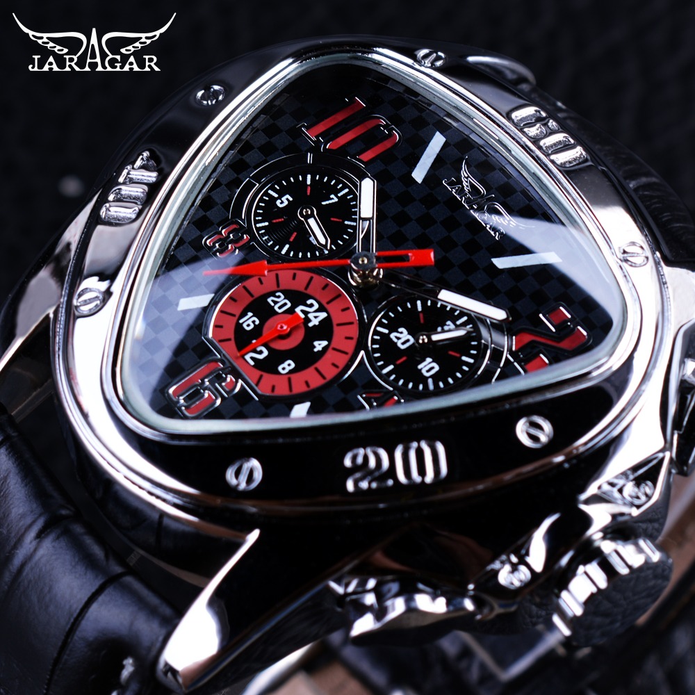 Watch Triangle Luxury - Jaragar Spor Yarış Tasarım Geometrik Üçgen