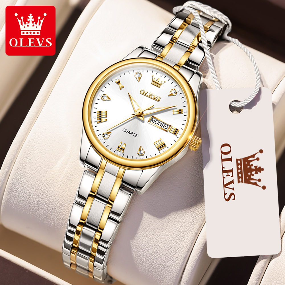 OLEVS 5563 yeni moda kadınlar  - Luxury Watch With Leather Strap incelemesi ve fiyatı