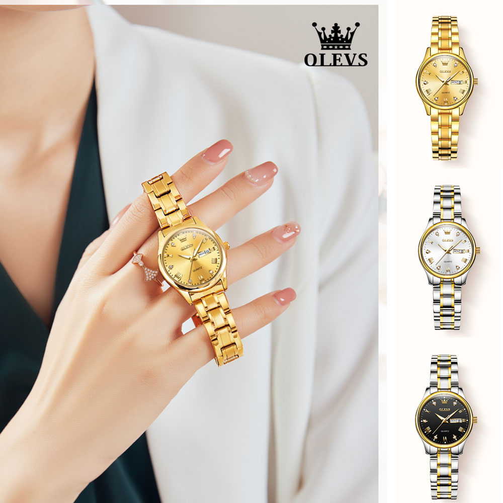 OLEVS 5563 yeni moda kadınlar  - Luxury Watch With Leather Strap incelemesi ve fiyatı