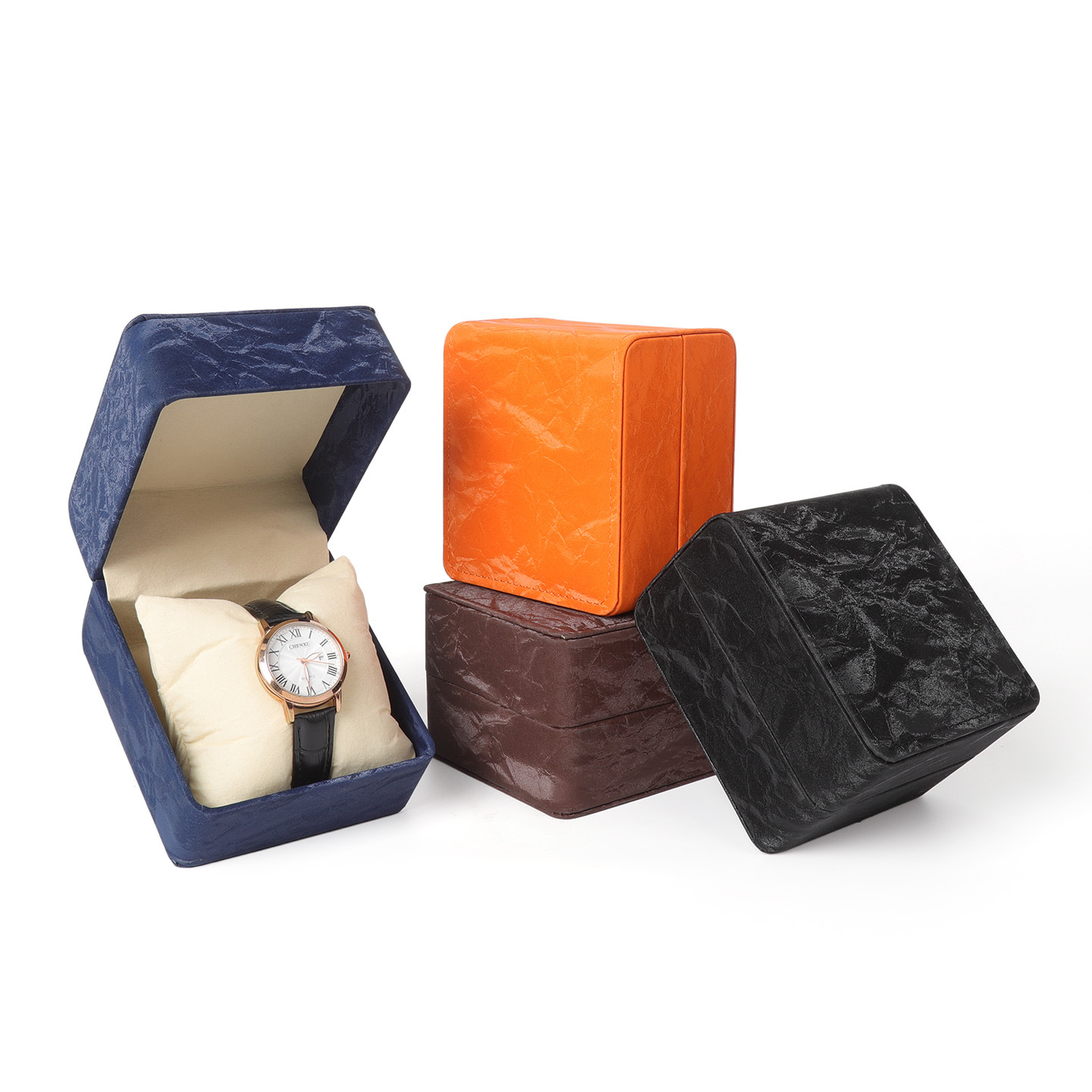 Yuvarlak Köşeli PU Saat Kutusu - Luxury Watch Packaging Box incelemesi ve fiyatı