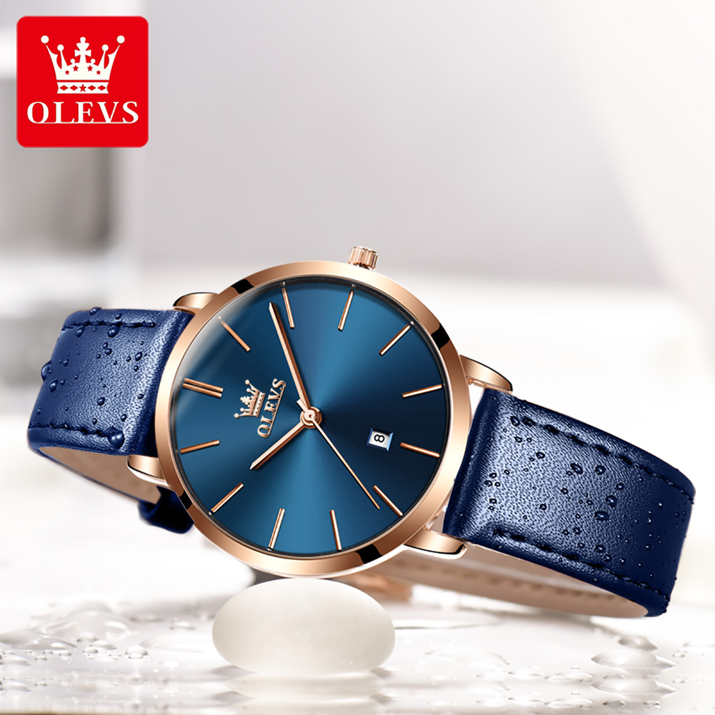 OLEVS moda Ultra ince bayan sa - Luxury Watch With Leather Strap incelemesi ve fiyatı