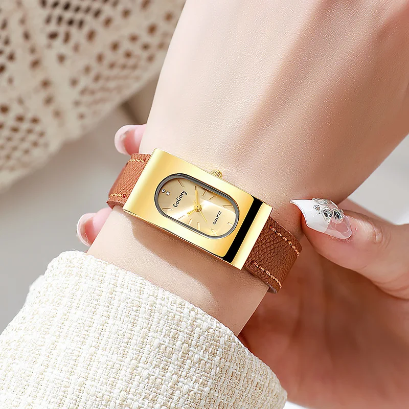 Lüks Bayanlar Marka Kadın Izle - Luxury Watch With Leather Strap incelemesi ve fiyatı