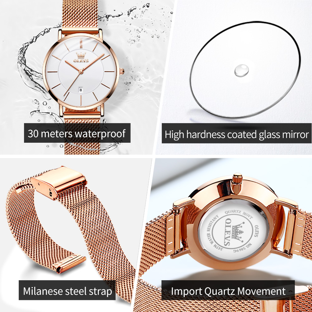 OLEVS Kadın Izle 5869 Zarif Mo - Luxury Watch Cheap incelemesi ve fiyatı