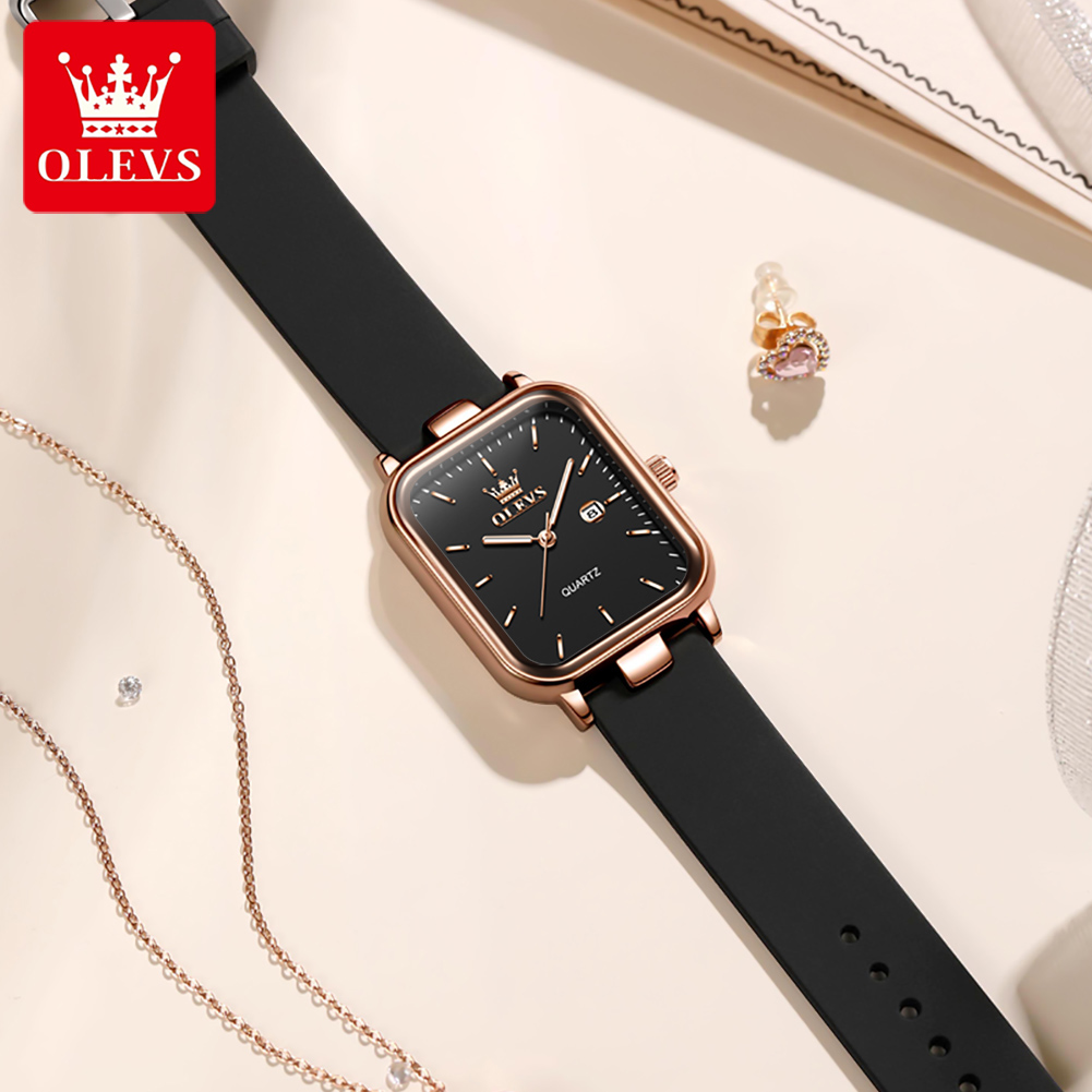 OLEVS Lüks Kadın Saati Dikdört - Luxury Watch Cheap incelemesi ve fiyatı