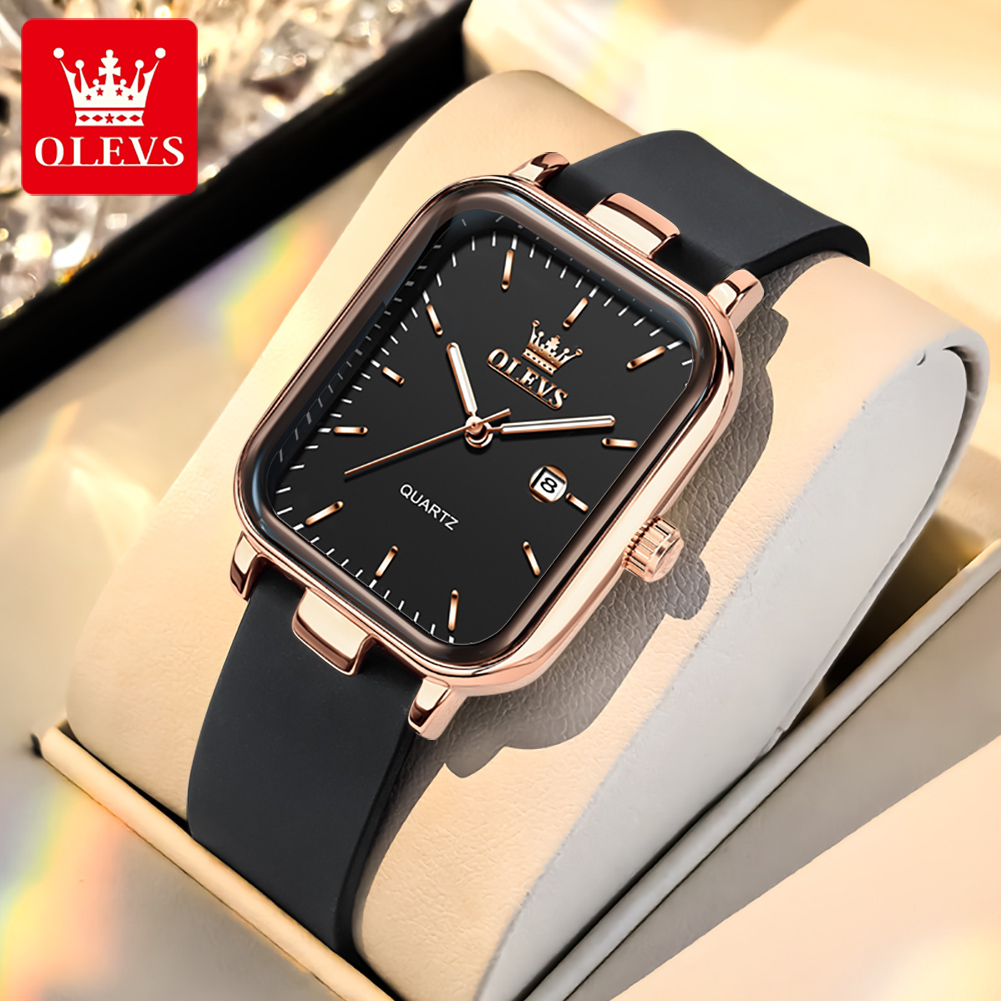 OLEVS Lüks Kadın Saati Dikdört - Luxury Watch Cheap incelemesi ve fiyatı