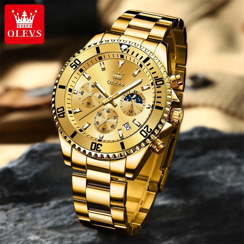 OLEVS izle erkekler üst marka  - Luxury Watch Exhibition incelemesi ve fiyatı