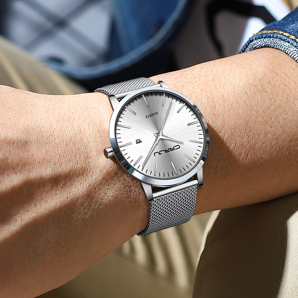 CRRJU yeni moda erkek saatler  - Luxury Watch On Sale incelemesi ve fiyatı