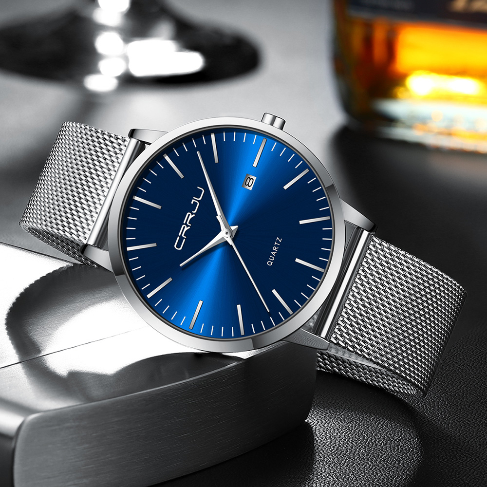 CRRJU yeni moda erkek saatler  - Luxury Watch On Sale incelemesi ve fiyatı