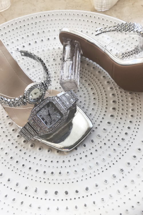 Orijinal tasarım kristal saatl - Luxury Watch With Leather Strap incelemesi ve fiyatı