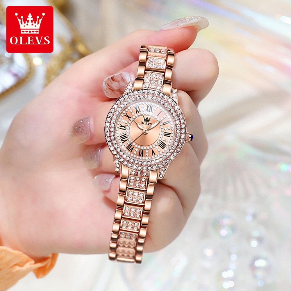 OLEVS kuvars kadın izle moda R - Luxury Watch Cheap incelemesi ve fiyatı