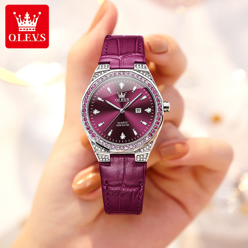 OLEVS Orijinal kadın Saatler E - Luxury Watch With Leather Strap incelemesi ve fiyatı