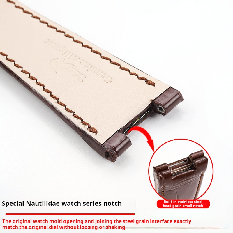 Timsah saat kayışı Metal kafa  - Patek Philippe Watch Nautilus incelemesi ve fiyatı