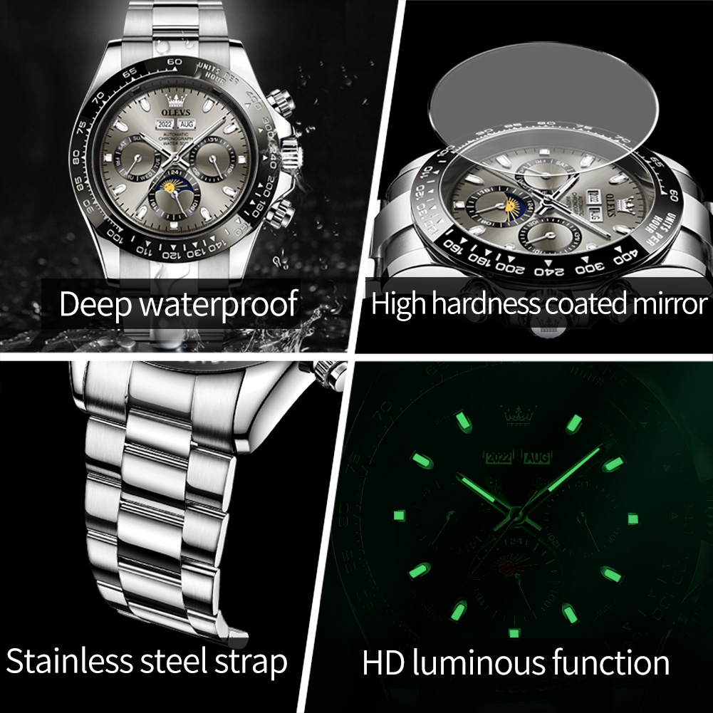 OLEVS 6654 Lüks Erkek Saat Chr - Luxury Watch On Sale incelemesi ve fiyatı