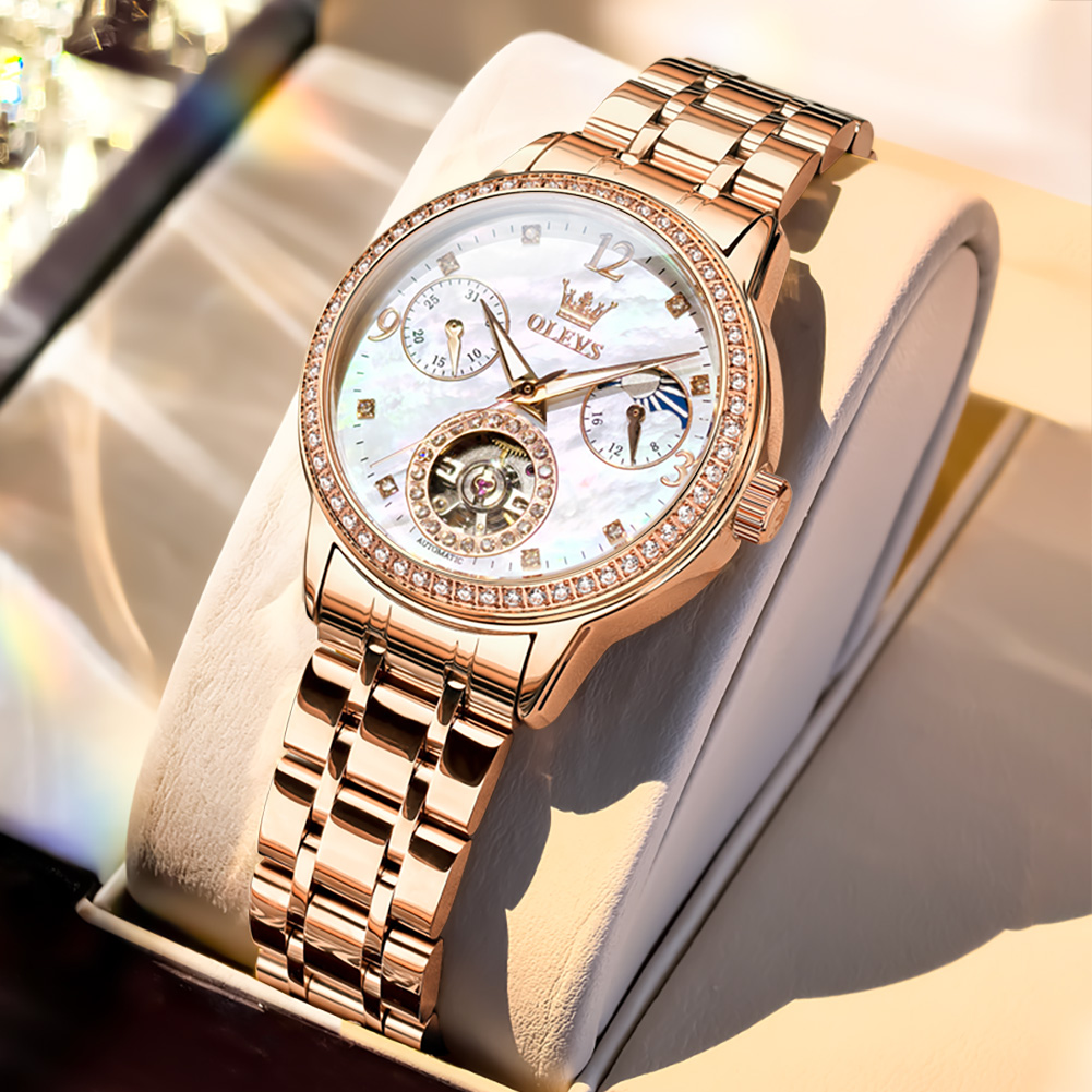 OLEVS kadın saatleri üst marka - Luxury Watch incelemesi ve fiyatı