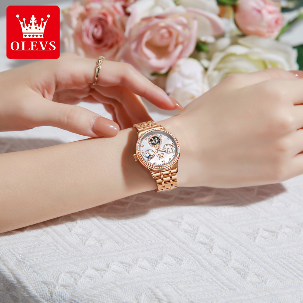 OLEVS kadın saatleri üst marka - Luxury Watch incelemesi ve fiyatı