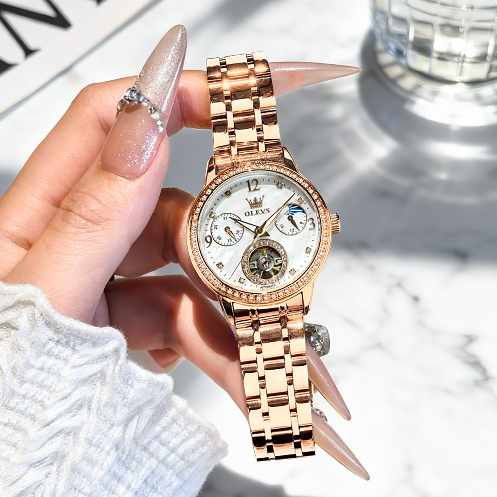 OLEVS kadın saatleri üst marka - Luxury Watch incelemesi ve fiyatı
