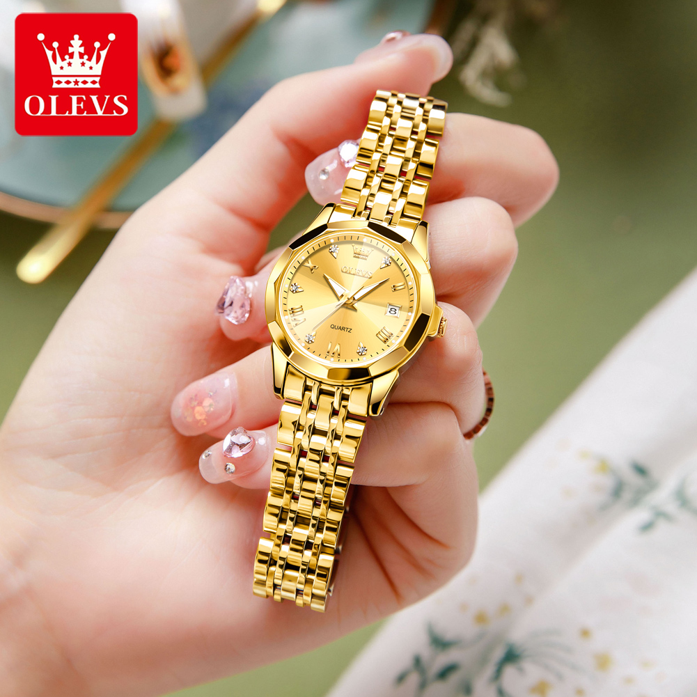 OLEVS Moda Altın İzle Kadınlar - Luxury Watch Cheap incelemesi ve fiyatı