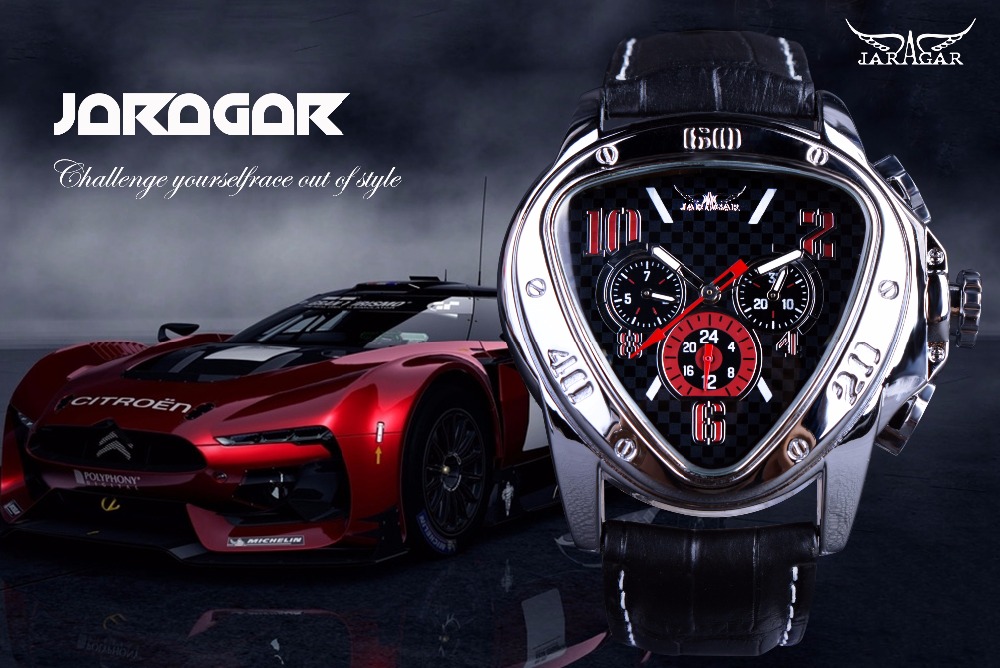 Jaragar Spor Yarış Tasarım Geo - Watch Triangle Luxury incelemesi ve fiyatı