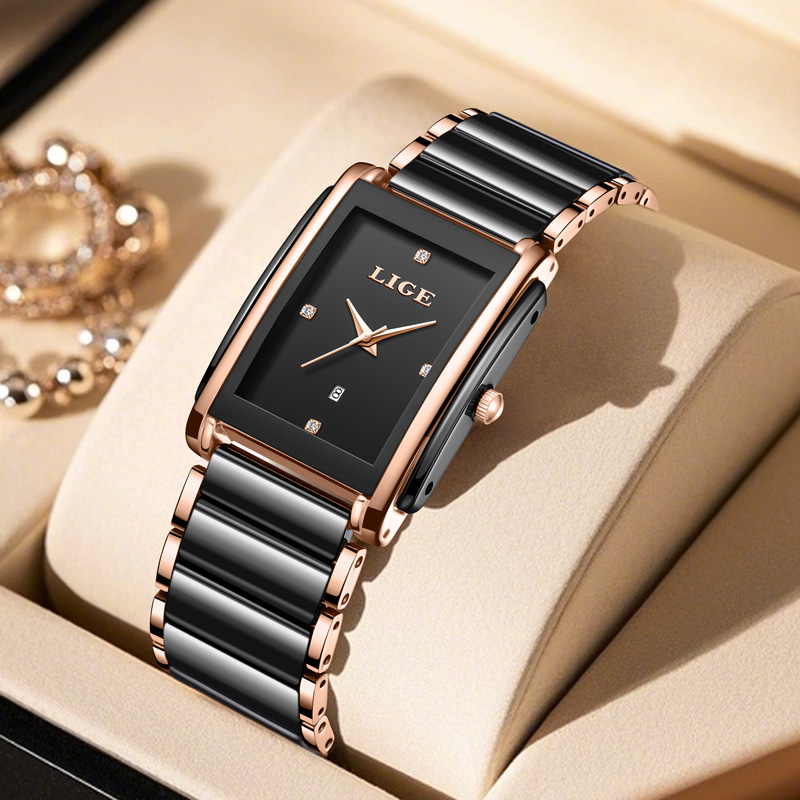 LIGE Moda Zarif kadın Saatleri - Luxury Watch Packaging Box incelemesi ve fiyatı