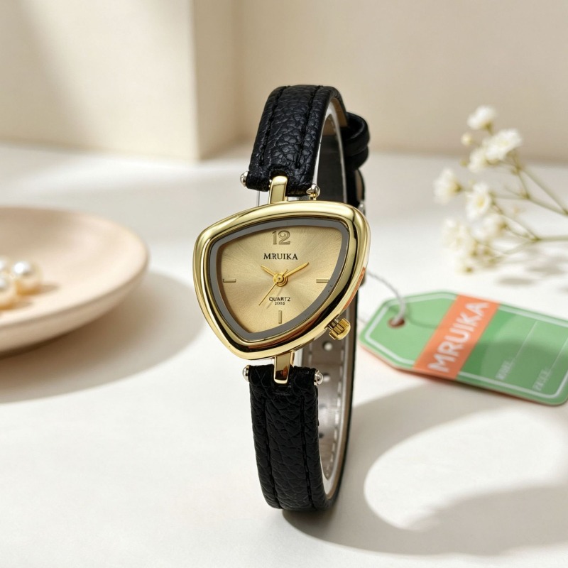 Moda Elbise Saati Düzensiz Üçg - Watch Triangle Luxury incelemesi ve fiyatı