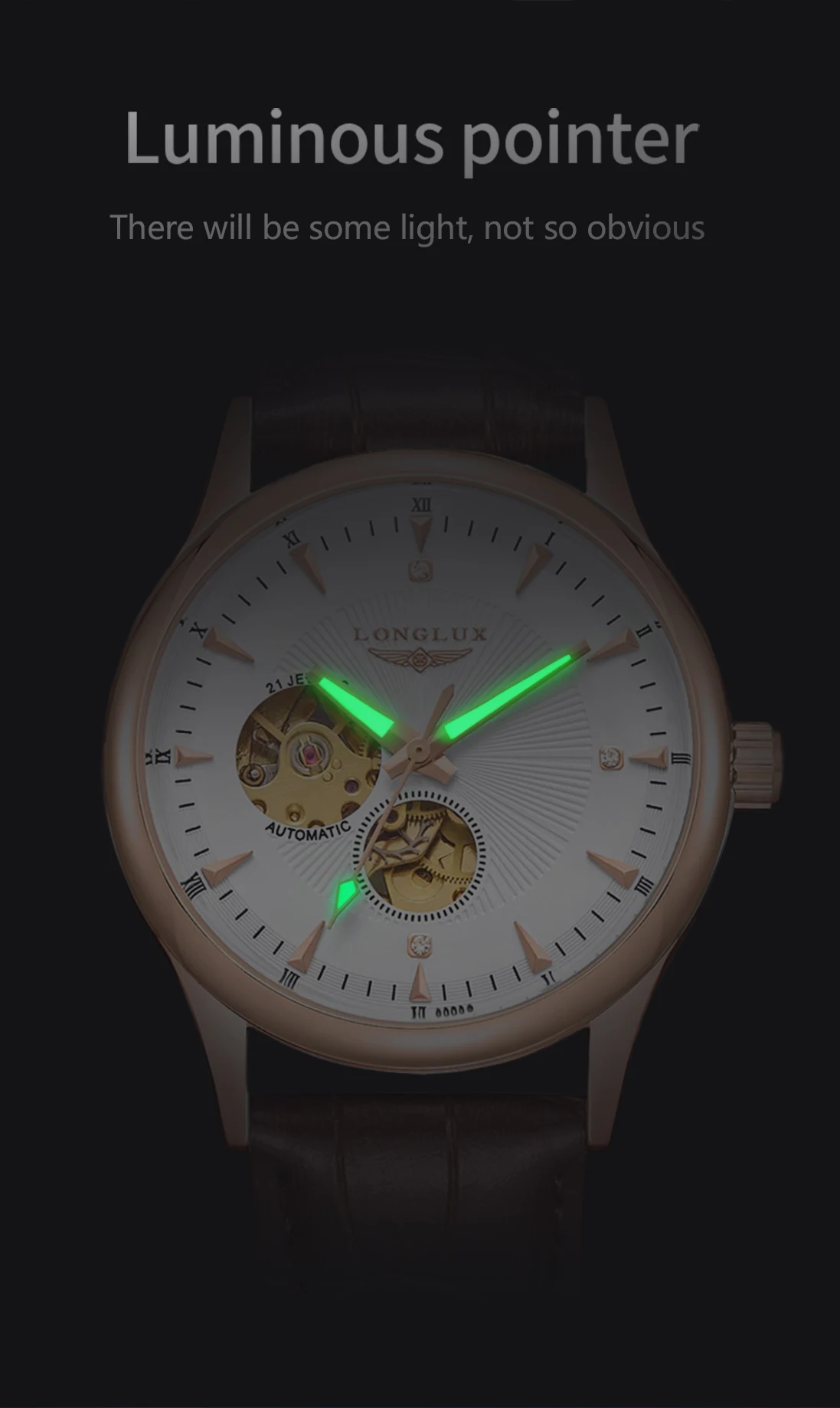 LONGLUX Otomatik Saat Zarif St - Luxury Watch On Sale incelemesi ve fiyatı